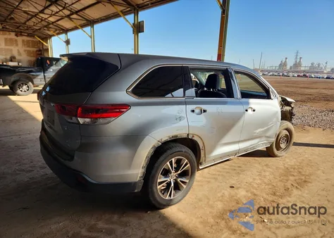 2018 Toyota Highlander Le from USA, damaged, VIN 5TDBZRFH8JS838436